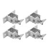 4pcs Adjustable Tilt Angle Solar PV Bracket Aluminum Alloy Support Feet  Roof Installation