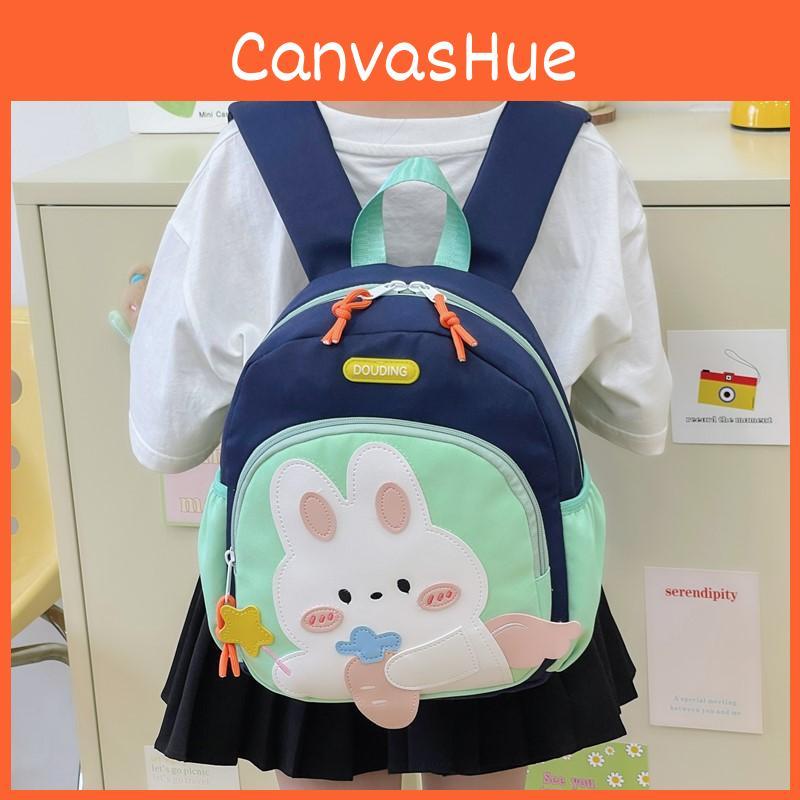 School Toddler Bunny Bag With Breathable Nylon Material And Cute Cartoon Pattern