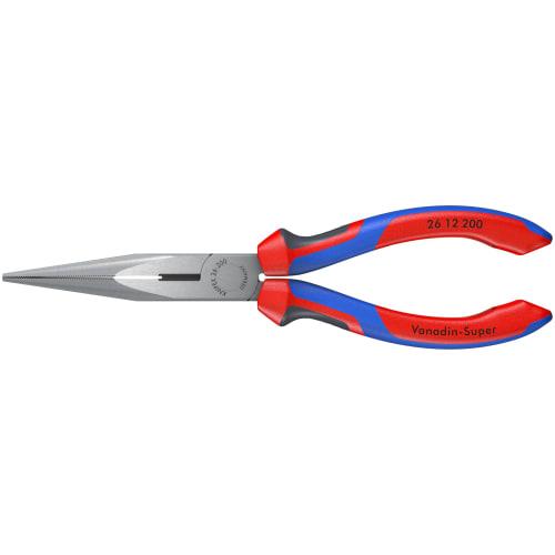 KNIPEX Long Nose Pliers, 200mm, 2612200