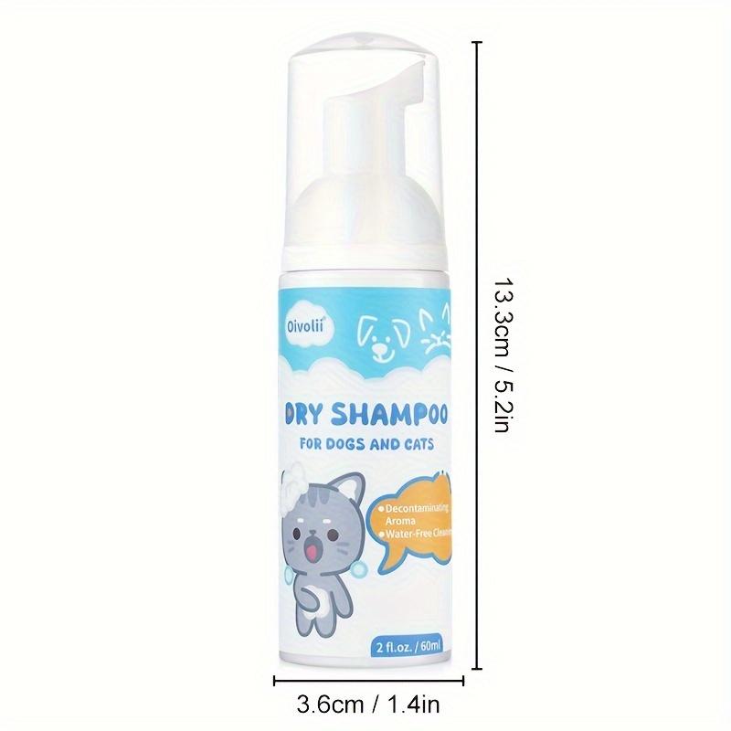 Haustier-Trockenreinigung Haarpflege Wasser 100ml Spülfreies Shampoo für Katzen Spülfreies Haustier-Shampoo Reinigungsmousse