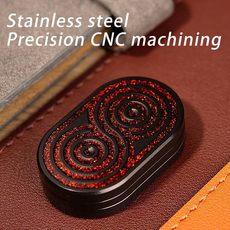 EDC Push-slide Type Metal Stress-relieving Toys, Supplementary Tools for Hyperactivity Disorder, Adult Stress-relieving Toys