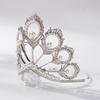 Korean Style Korean Style Rhinestone Bridal Tiara Peacock Feather Pearl Crown Wedding Dress Accessories Hair Accessories