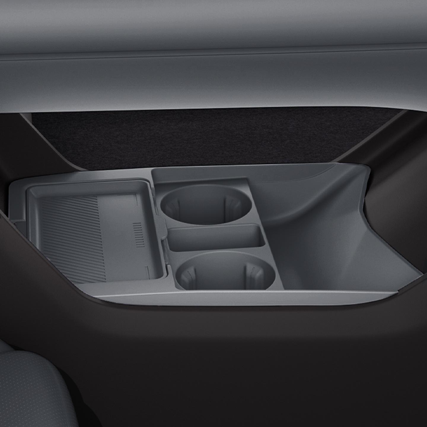

Deep Blue L06 Center Console Silicone Organizer for 26 Models – Multifunctional Lower Storage Box