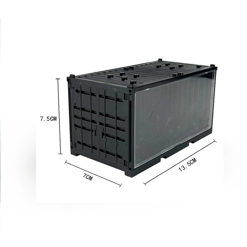 Building Block Display Box Small Particles Suitable For Lego Minifigures Clear Desktop Dust Box Stackable Storage Square Box