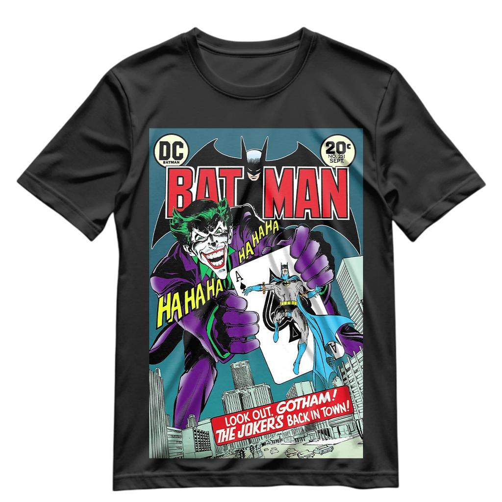 Batman T Shirt Retro 1973 Batman Comic 251 Cover Shirt Joker Graphic Tee S-XXXL