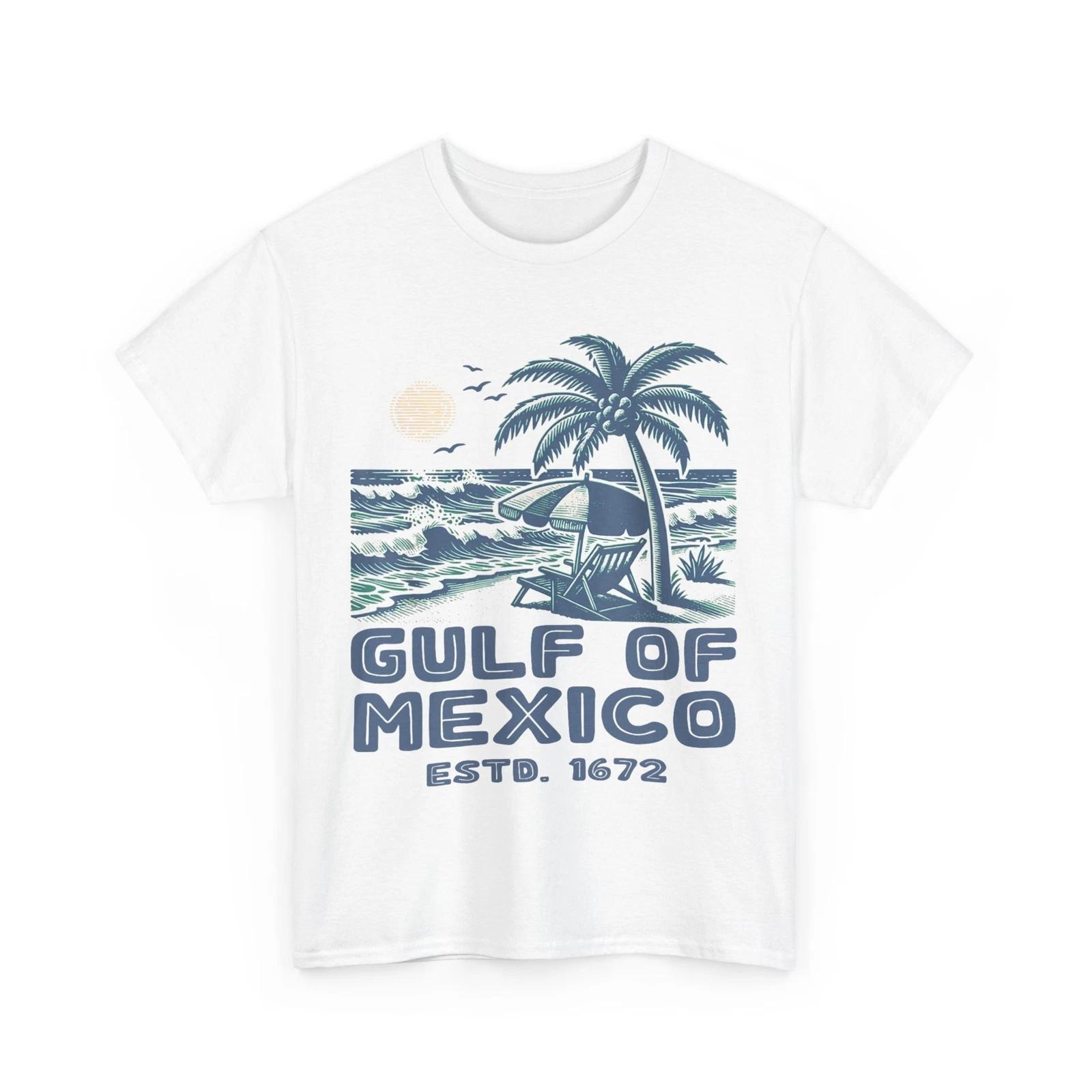 Gulf of Mexico 1672 Vintage Beach - Gulf of Mexico Forever Women Men T shirt L