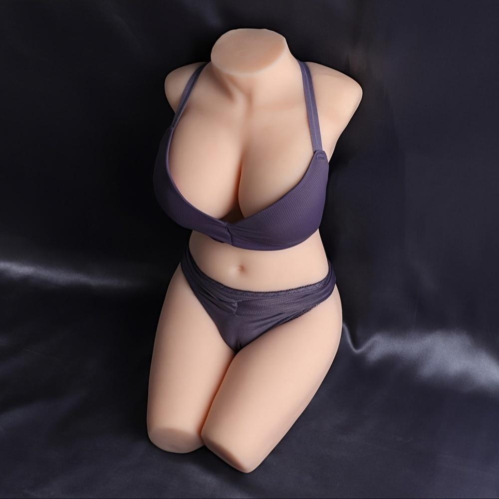 Half Body Porn Men's Masturbator Doll sexy Hip Boobs lifelike 3D Vagina 9.5kg Copy Silicone TPE Adult Products