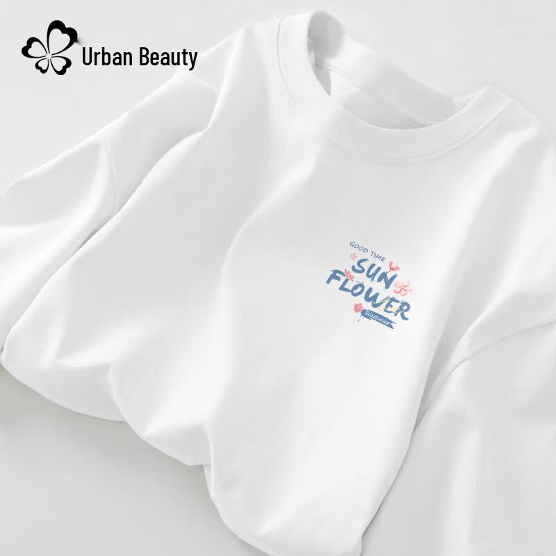 Dushi Liren Women's Pure Cotton Loose-Fit Long-Sleeve T-Shirt