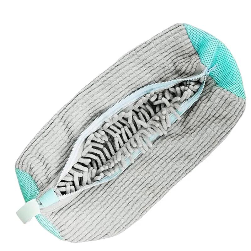 1/2pcs Washing Shoes Bag Cotton Laundry Fluffy Fibers Easily Remove Dirt Washing Bags Anti-Deformation Shoes Clothes Organizer