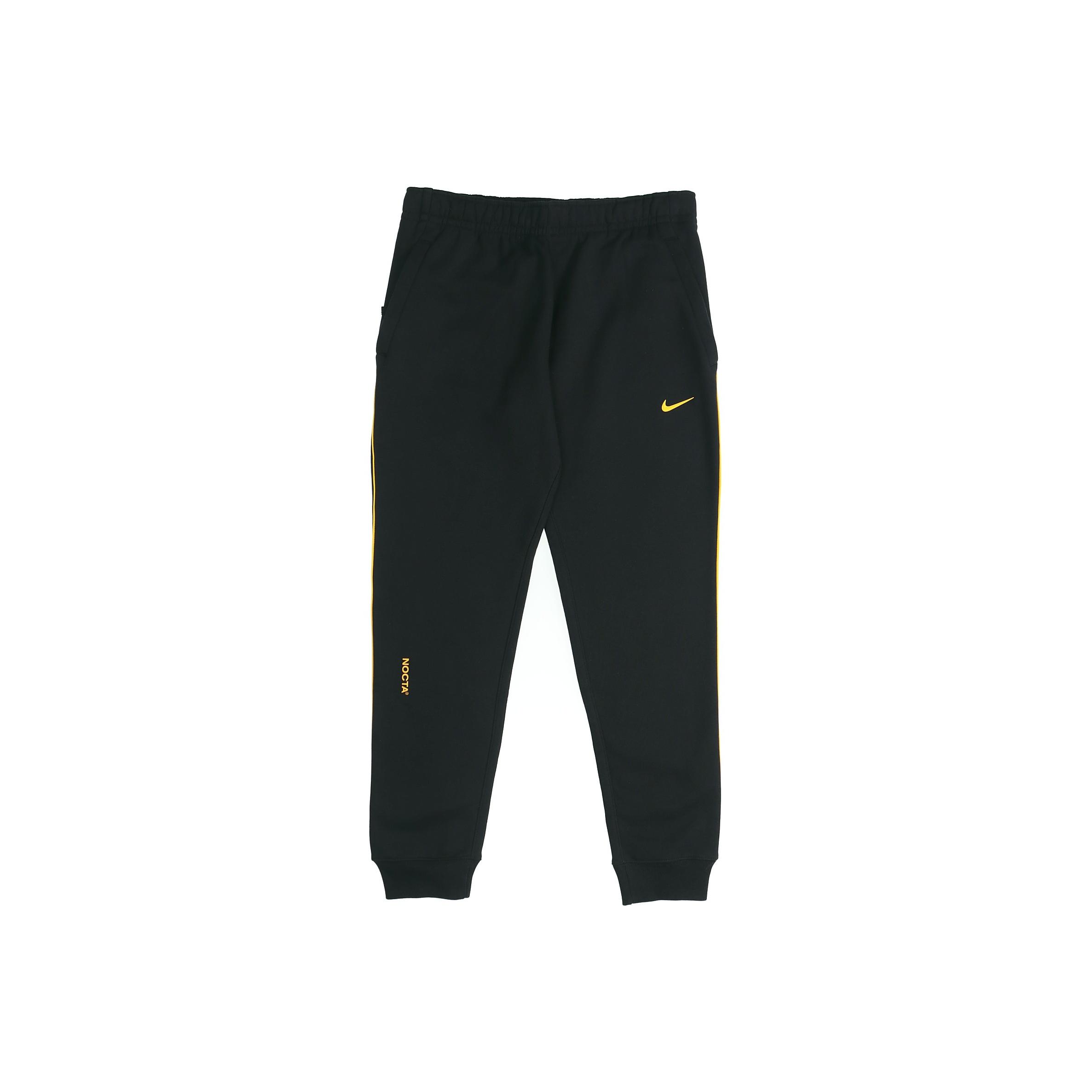 

Флисовые джоггеры с контрастной отделкой Nike X Drake Nocta Series, черные мужские брюки DA4105-010 XS