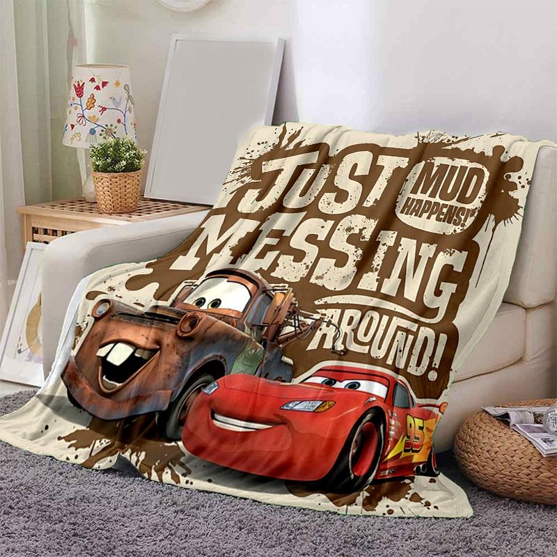 1pc Mud Happens Adventure Flannel Blanket Soft Warm Throw Blanket for Bedroom Living Room Bed Travel Camping Picnic Gift. M730053