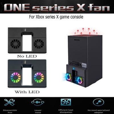 1PC For Xbox Series X Console Cooling Fan Dock Station Slim Vertical Stand Host Side Radiator Usb Game Cooler For Xbox Game Console