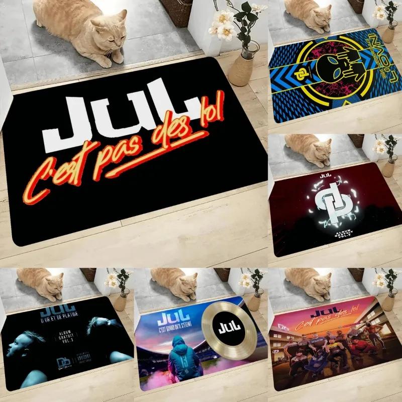 Rapper J-JuL C'est Pas Des Lol Floor Mat Soft Anti-slip Rug for Bathroom Bedroom Stylish Welcome Doormat Machine Washable