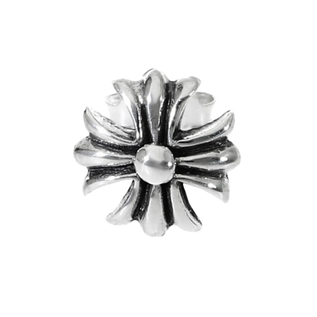 

Gin no Flare Cross for one Silver Flare Hard [Shinjuku Kura] Earrings, 1P, ear, 925, Simple, Cross, Crucifix, Gothic, Stud, Men s, Women s