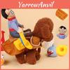 Premium Quality Funny Riding Horse Cowboy Pet Dog Costume For Halloween Parties