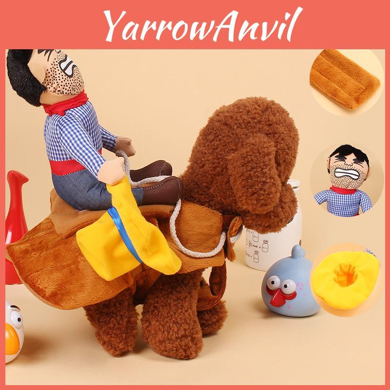 Premium Quality Funny Riding Horse Cowboy Pet Dog Costume For Halloween Parties