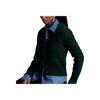 Polo Ralph Lauren FW24 Embroidered Logo Pattern Wool Cashmere Blend Cable Knit Ribbed Crew Neck Button Front Long Sleeve Sweater WMPOSWENDW20302-300