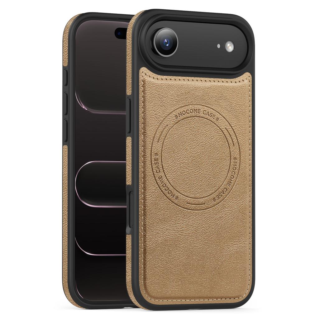 For iPhone Air Case Compatible with MagSafe Leather Back Phone Cover