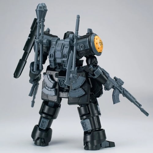 HiPlay Chief Continent 1/144 Zarov M1 [Ministry of Interior Coloring] Metallic Black Pre-Colored Plastic Model Kit