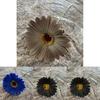 Pu Gerbera Daisy Artificial Flower For Wedding Decor Home Styling Soft Rubber Material