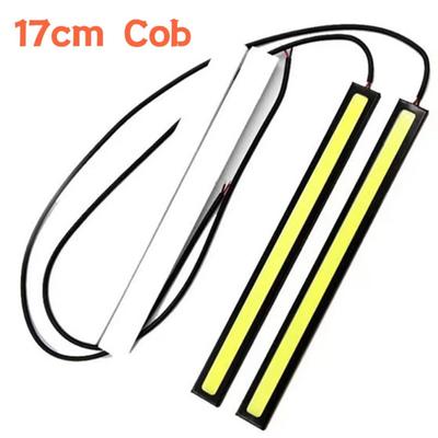 Bright LED COB Fog Daytime Running Light 17cm Waterproof 12V 6500K Car Light Auto Interior Styling Bar Lamp Car Accessories