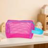 New Dopamine Cosmetic Storage Bag Large Capacity Mesh Coin Purse Handheld Lightweight Toiletry Bag Travel