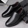 Genuine Leather Men's Shoes Soft Sole Middle-aged And Elderly Casual Leather Shoes Non-slip Wear-resistant Derby Shoes 38-48