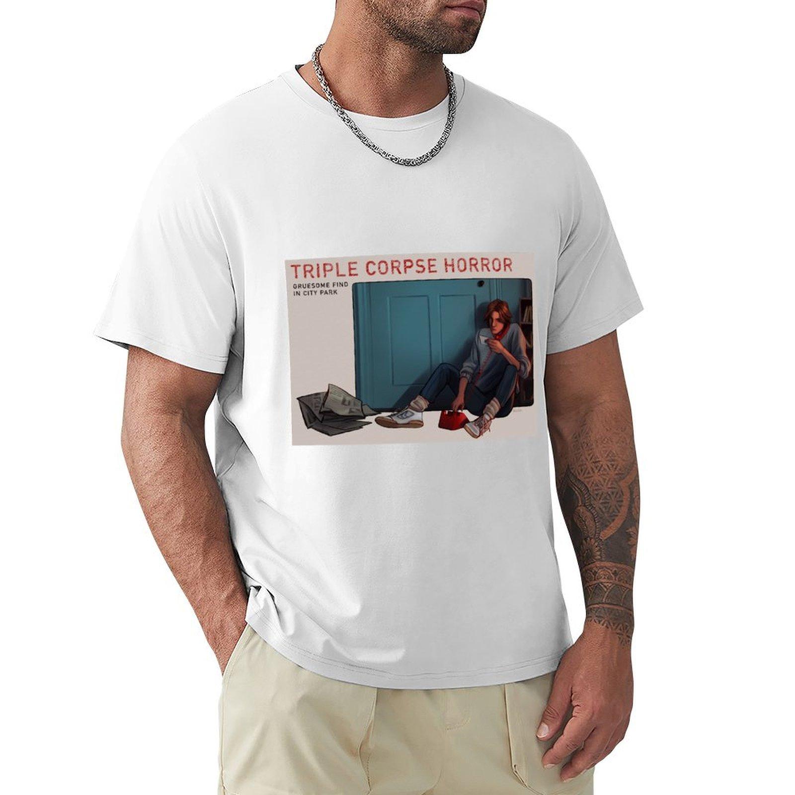 Alex Law (Ewan Mcgregor Shallow Grave) Tshirt Summer Casual Loose Tshirt S