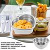 Heart Shaped Stainless Steel Snack Dish Elegant Decorative Serving Platter for Desserts Candies Appetizers Western Dining Home