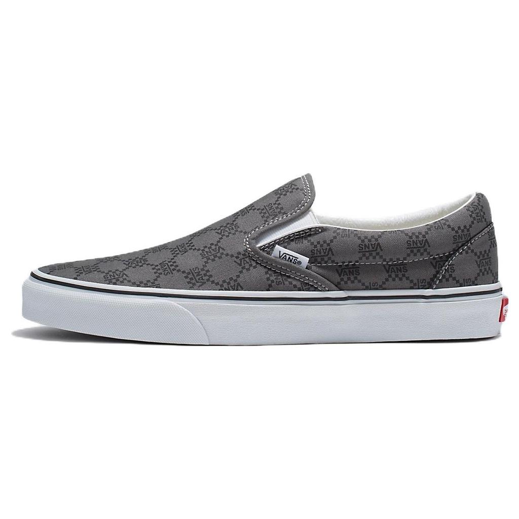 Vans Klasické nazouvací monogramové unisex tenisky Pewter šedé monogramové-cínové VN0A7Q5DPWT