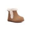 UGG Mallya Comfortable Durable Fleece Lined Zipper Snow Boots Kids boots Brown 1120956T-CTSD