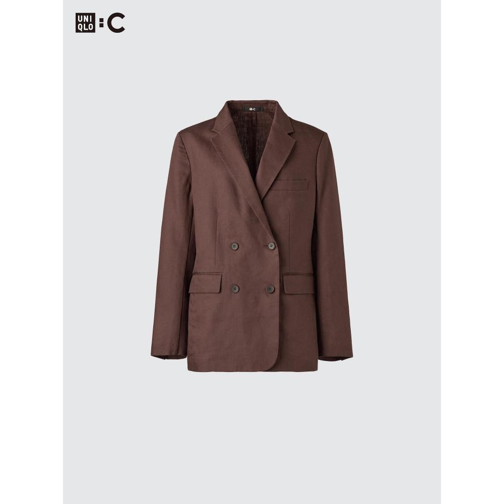 Uniqlo Japan Premium Linen Jacket Relaxed Fit