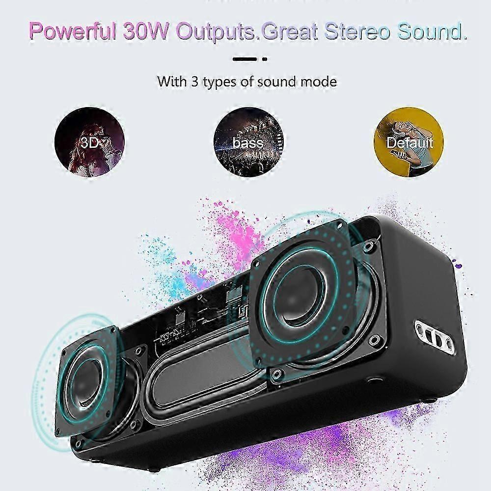 XDOBO X5 Přenosný 30W Bluetooth Reproduktor Bezdrátový Venkovní Vodotěsný AUX TF Karta Hudba Sub