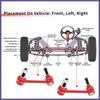 2 pcs Front Sway Bar Links Stabilizer Link Kit for Toyota Tacoma 2WD 4WD