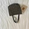Borsa Tote Stampa Leopardo Grande Capacità Borsa a Spalla Casual Borsa a Mano Quotidiana per Donne