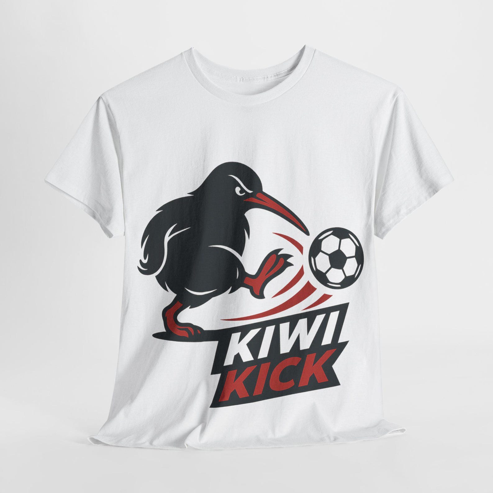 World Cup Football New Zealand Kiwi Bird Unisex Heavy Cotton Tee Tee Shirt, Soccer Fan Gift, Football Lover Shirt, Sports Apparel, Kiwi Bird M