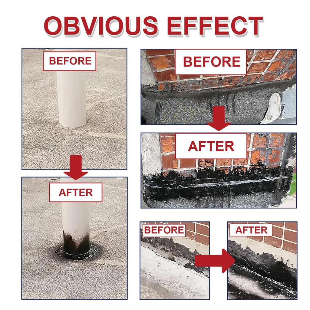 Waterproof Leak Repair Spray Sealant Quick Dry Long Wall Filler Outdoor Roof for Window Convenient Operation Lasting