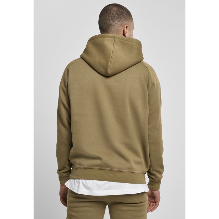 Sweatshirt à capuche - Urban Classics - Modèle blank - Vert olive - Manches longues - Homme
