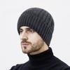 Winter Outdoor Cold-Proof Velvet Knitted Hat Men's Travel Warm Cold-Resistant Ski Pullover Wool Hat