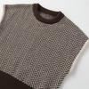 European and American Style, New Women's Clothing, Foreign Style, Herringbone Knitted Vest Top 6771141