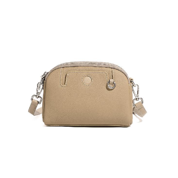 Elegant Top-layer Cowhide Women's Bag, Fashionable Coin Purse, 2025 New Model, Single Shoulder Crossbody Bag