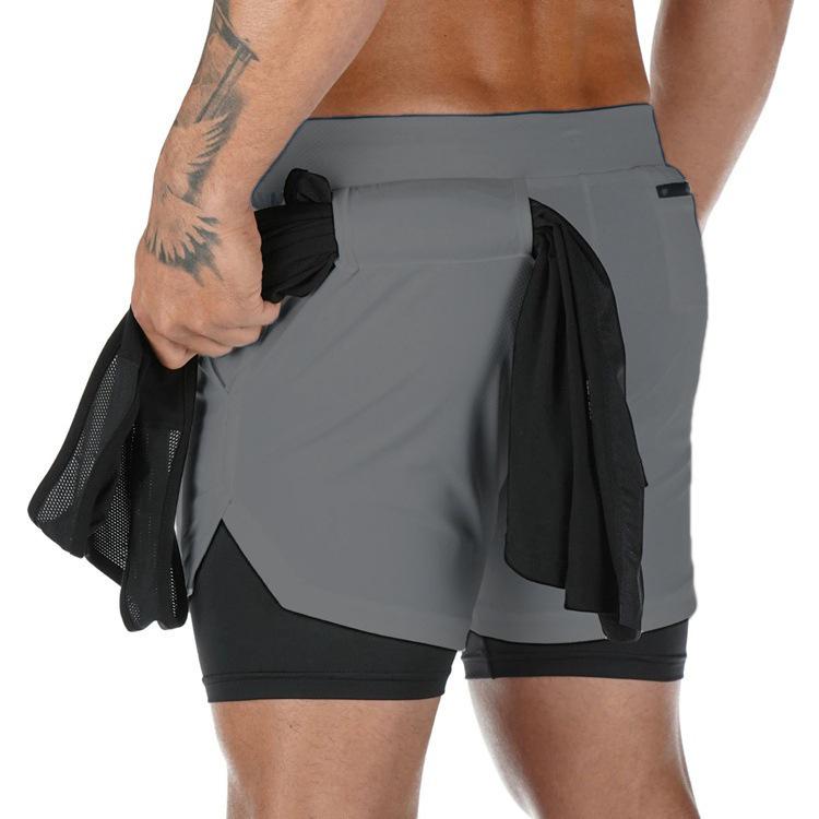Men's Quick-Dry Workout & Basketball Shorts - Breathable, Casual Five-Point Pants