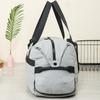 Men Women Travel Gym Bag Large Capacity Lightweight Weekender Overnight Tote Bag Travel Sports Backpack With Shoe Compartment