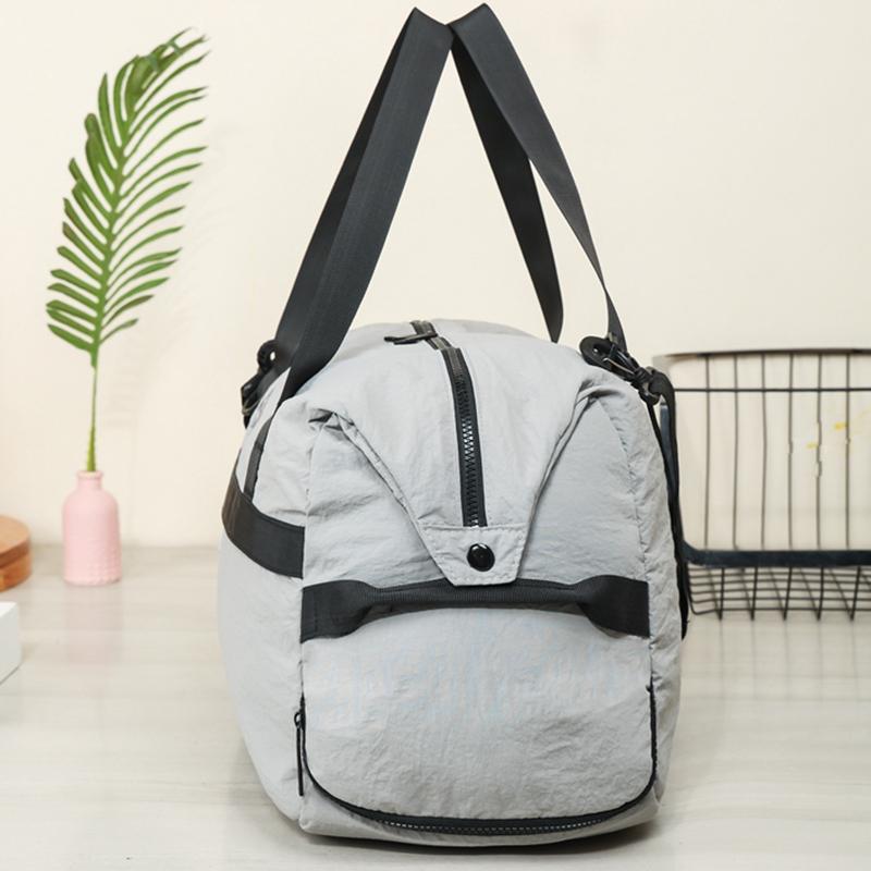 Men Women Travel Gym Bag Large Capacity Lightweight Weekender Overnight Tote Bag Travel Sports Backpack With Shoe Compartment