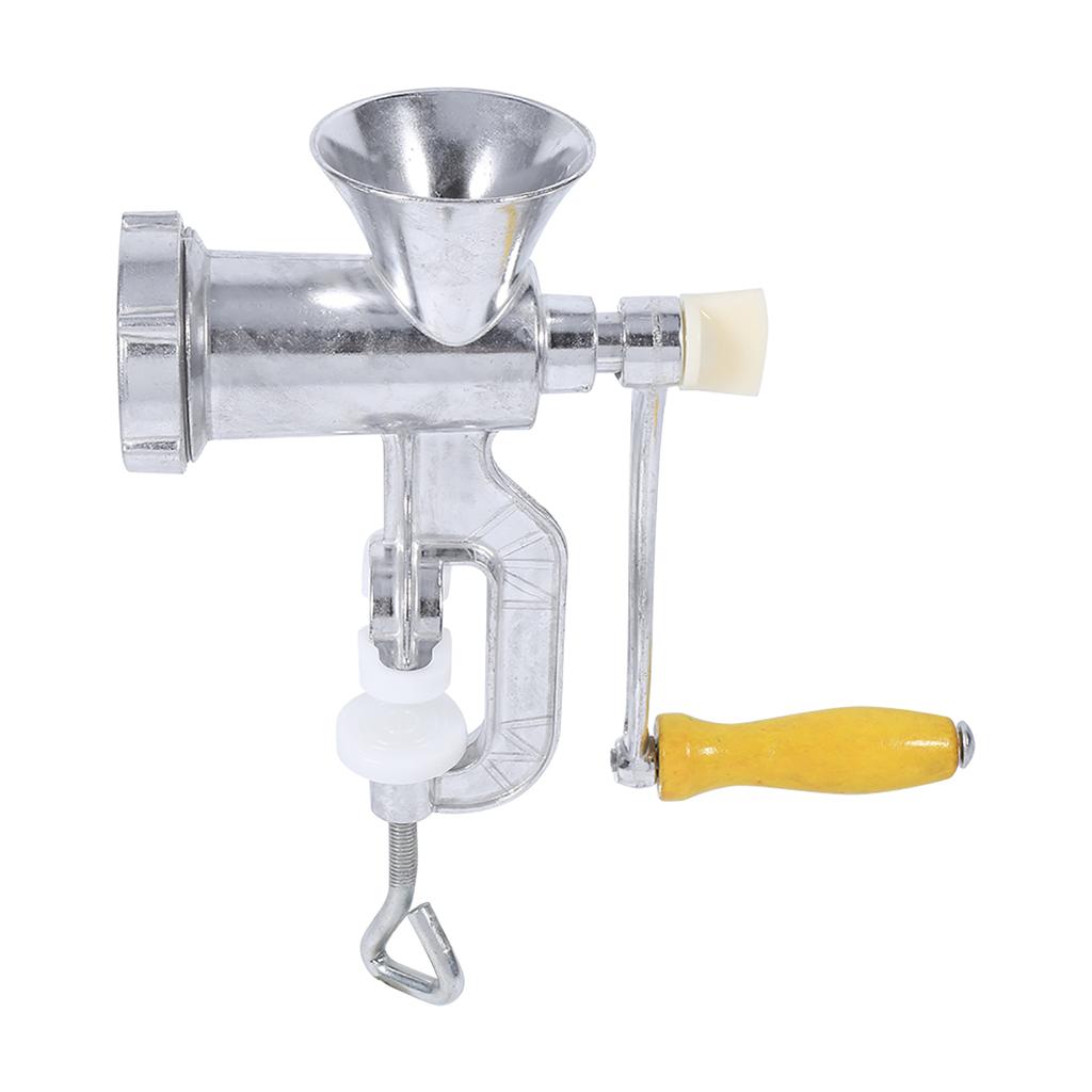 Aluminium Alloy Hand Operate Manual Meat Grinder Sausage Beef Mincer Table Kitchen Home Tool