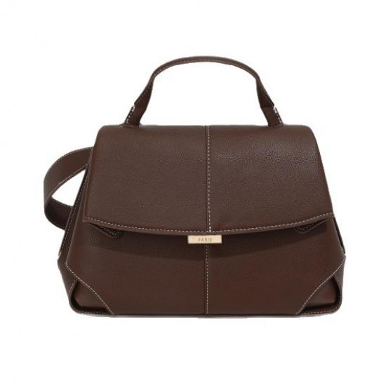2025 Winter New Fashionable Women's Handbag, Niche High-End Large Capacity Flap Shoulder Crossbody Tote Bag