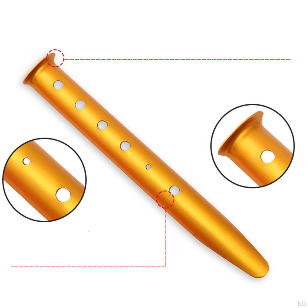 5 Stakes Pegs Ground Nails Tent Nail Snow for Canopy