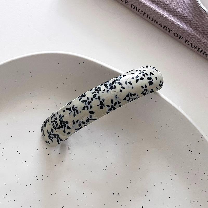 Eleganta hårklämmor i acetat Enfärgade Geometriska Hårspännen Enkla Hårnålar Dam Håraccessoarer