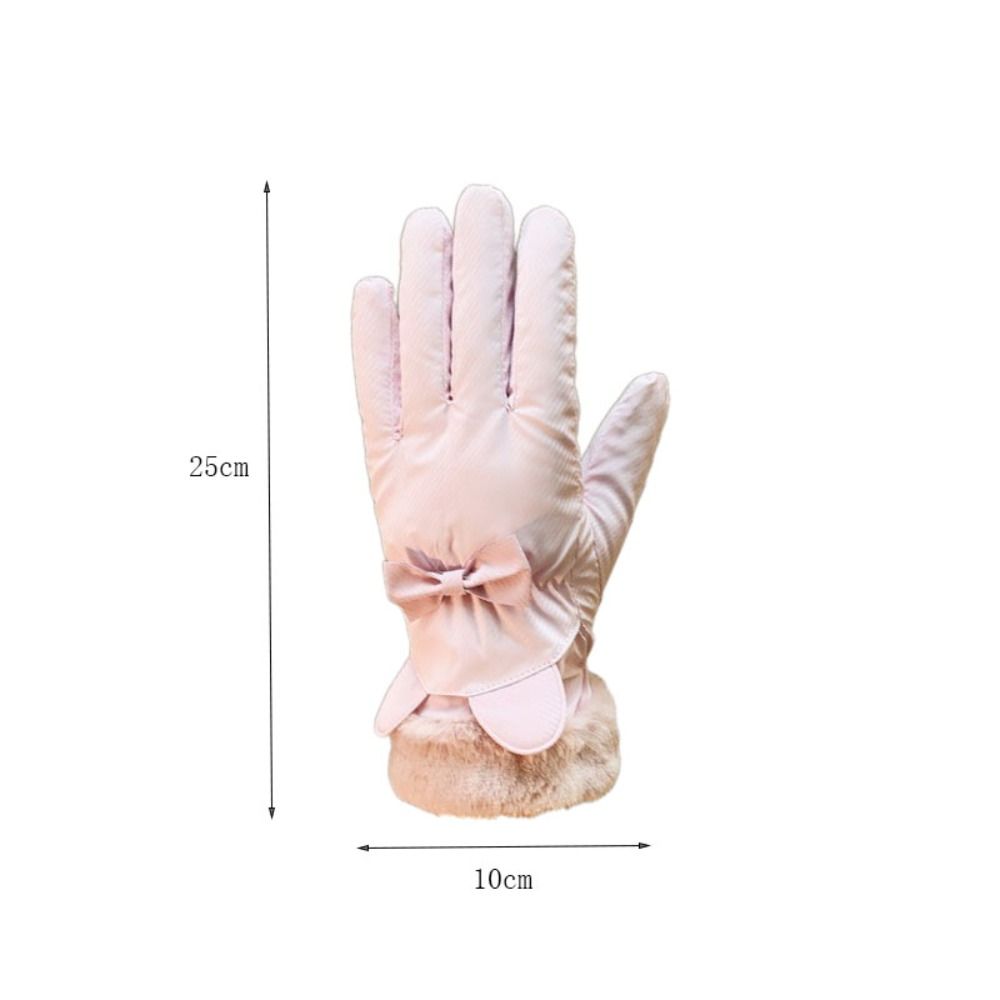 Protection Women Winter Gloves Windproof Outdoor Warm Gloves Motorcycle Riding Gloves  Casual