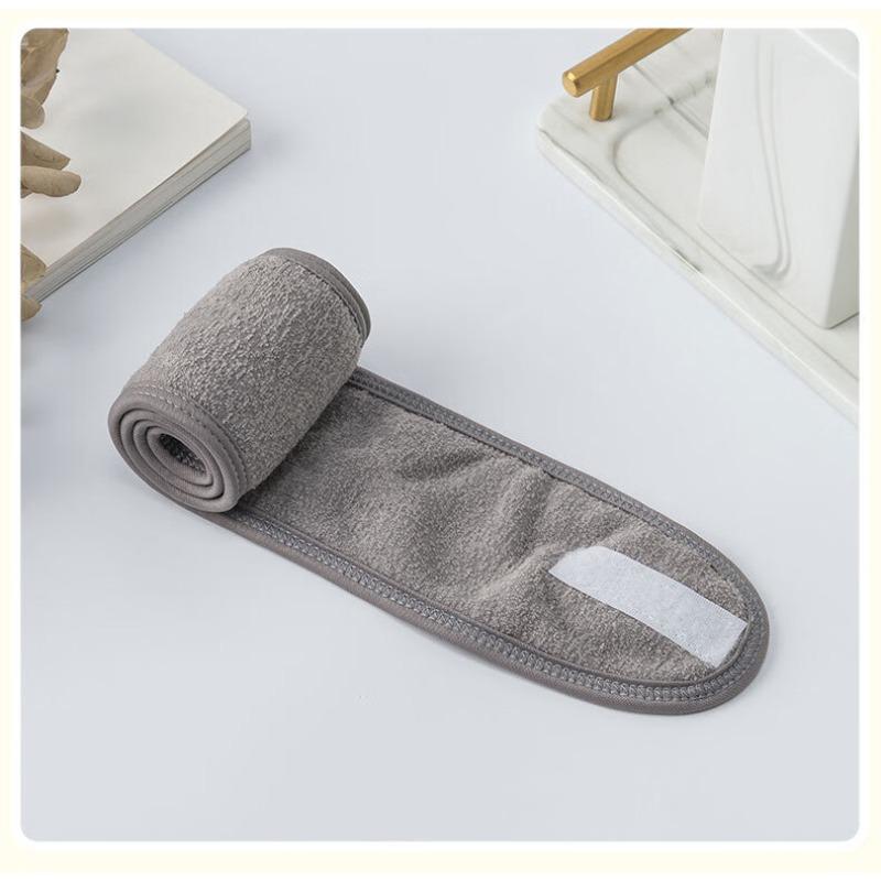 Face Washing Hair Band Beauty Salon Wide Edge Hair Scarf for Women Beauty Makeup Velcro Hair Band
